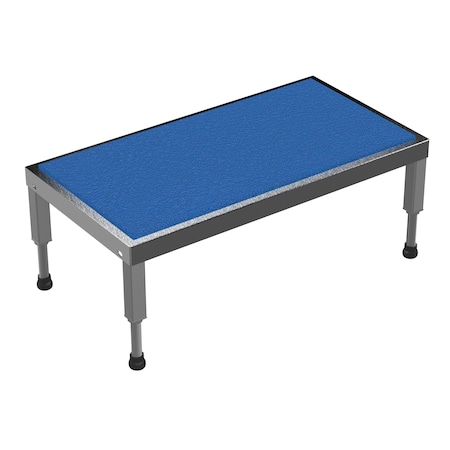 Vestil Adjustable Stainless Steel Stand 10-1/2" to 16-1/2" Height 19"W x 36"L AHT-H-1936-SS